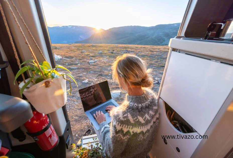 A picture showing remote work